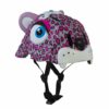 Casco Infantil Animales Crazy Safety  Leoparda Rosa